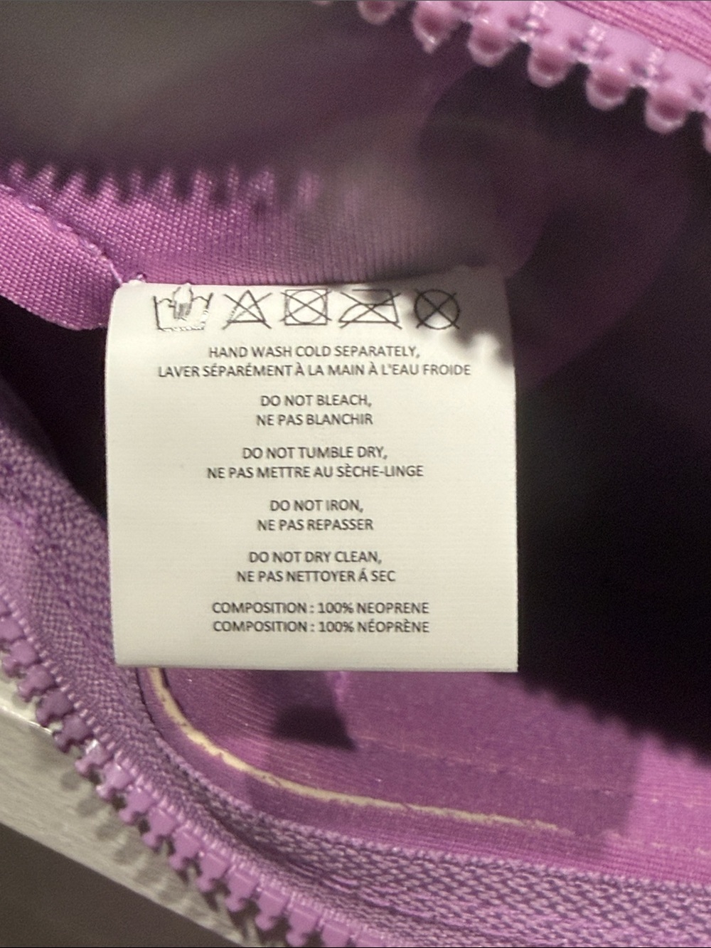 Limited Edition Free People Neoprene Lavender Cosmetic Travel Makeup Pouch Bag - Picture 5 of 7